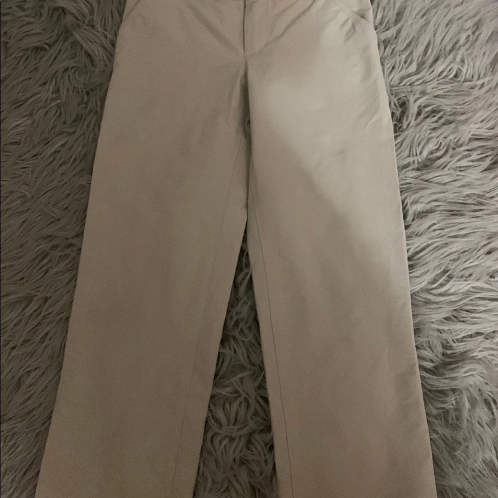 Girls North face khaki pants